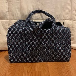 Vera Bradley Blue Patterned Travel Bag